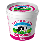Sour cream product "Alpiiskaya korovka"