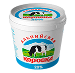 Sour cream product "Alpiiskaya korovka"