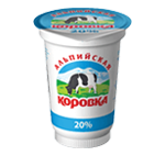 Sour cream product "Alpiiskaya korovka"