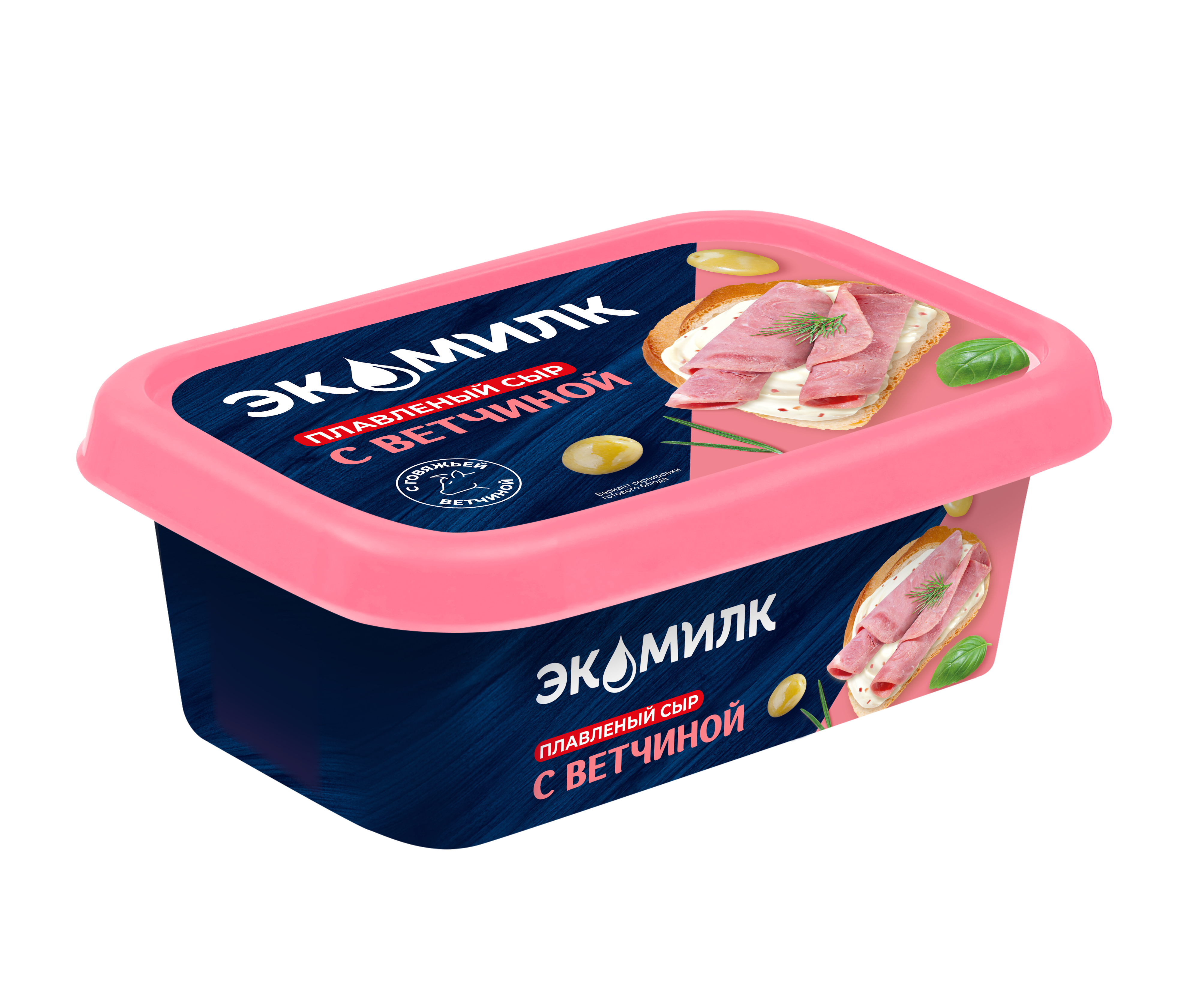 Сыр плавленый с ветчиной