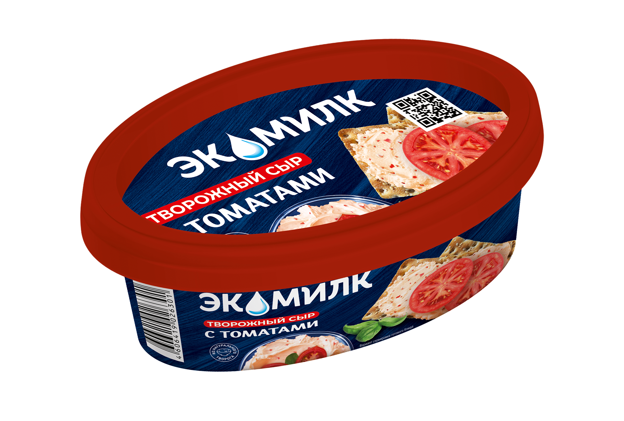 Творожный сыр с томатами